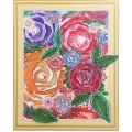 Алмазная вышивка камнями Color KIT "Винтажные цветы" 